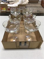 6 Champagne Glasses