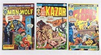 Bronze Age Marvel Comics Group of 3