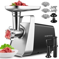 CHEFFANO Meat Grinder, 2600W Max Stainless Steel