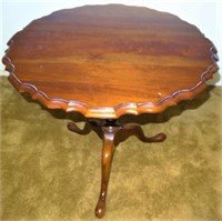 SCALLOPED OCCASIONAL TABLE