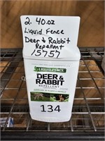 2-40oz deer & rabbit repellent