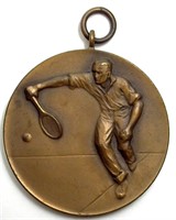 1922-1940 Medal Tennis Tournament 23.8 GR 38.7 MM