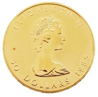 ELIZABETH II 50 DOLLAR 1985 GOLD COIN