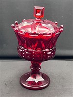 Vintage Fostoria Windsor Crown Collection Ruby Red