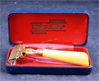 Vintage 30-40's Shick Injector Razor W Case