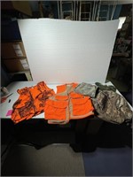 MISC LOT HUNTING CLOTHES BACKPACK