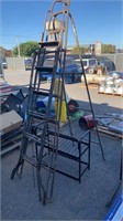 2 x Ladders and Stand