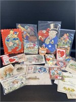 Vintage Valentines, Postcards, Ephemera