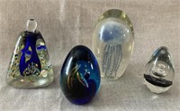 Glass paperweights