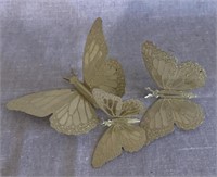 Brass butterflies