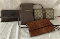 Brown purse/wallet collection