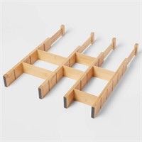 Bamboo Drawer Dividers 4pk - Brightroom