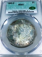 1903-O Morgan Silver Dollar CAC MS64 Rare Date