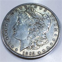 1892-O Morgan Silver Dollar High Grade
