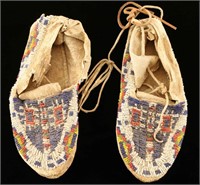 Sioux Beaded Moccasins