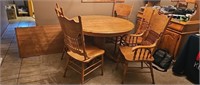Pacific Frames Ind. Dining Table & 5 Chairs
