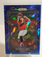 2023 Panini Prizm Blue Ice Wilmer Flores