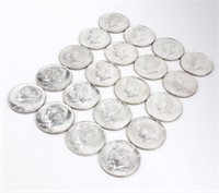 Coin 20 Kennedy 40% Silver Half Dollars
