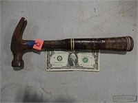 Claw Hammer Leather Wrapped Handle