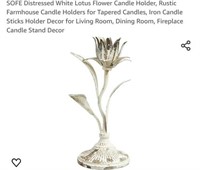 MSRP $26 Flower Candle Holder