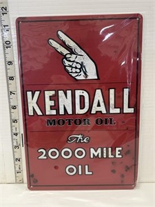 Metal sign- Kendall Motor Oil