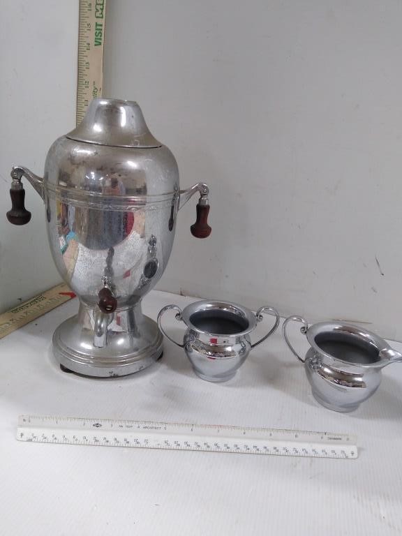 Farberware Percolator Cream & Sugar Bowl Set