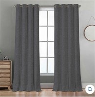 $40-SET OF 2 BLACKOUT CURTAINS 52X90 IN EACH