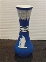 Wedgewood Jasper Blue Bud Vase