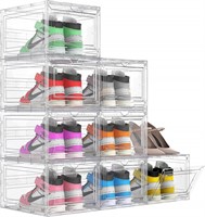 XXL Clear Stackable Shoe Boxes