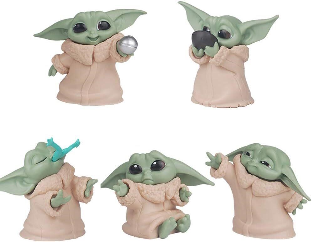 Baby Yoda Gifts 2.2-Inch Baby Yoda Doll 5-Pack
