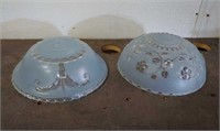 (2) Glass Light Covers