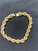 Succo 14K Twisted Rope Bracelet 15.1g