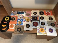 Vintage Collection of 45 Records Includes ELVIS