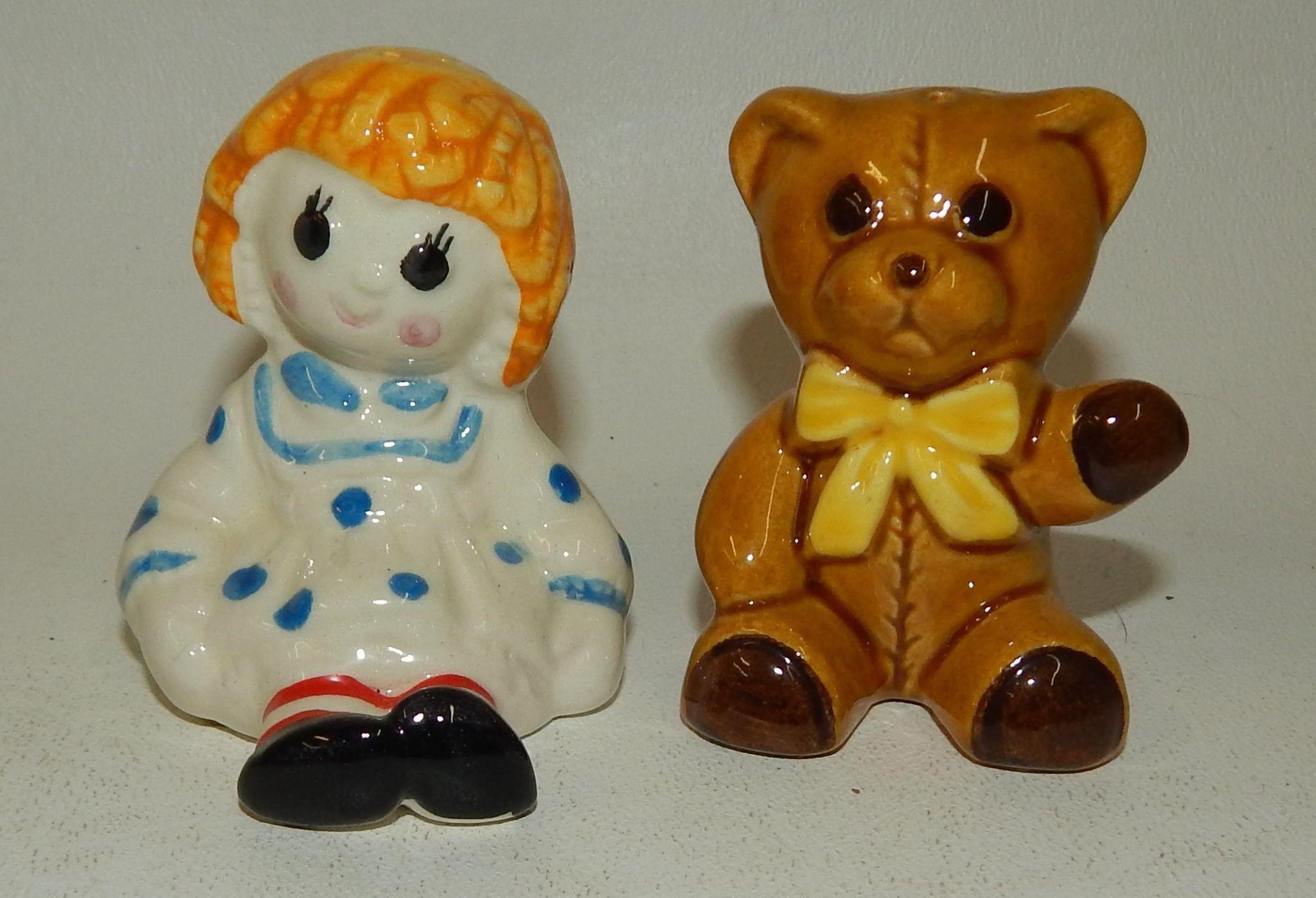 Avon Raggedy Ann Doll & Teddy Bear