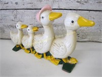 Ducks In A Row Cast Doorstop