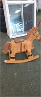 Custom built Solid wood rocking horse