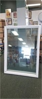 White vinyl double pane window, #2, 44 x 60