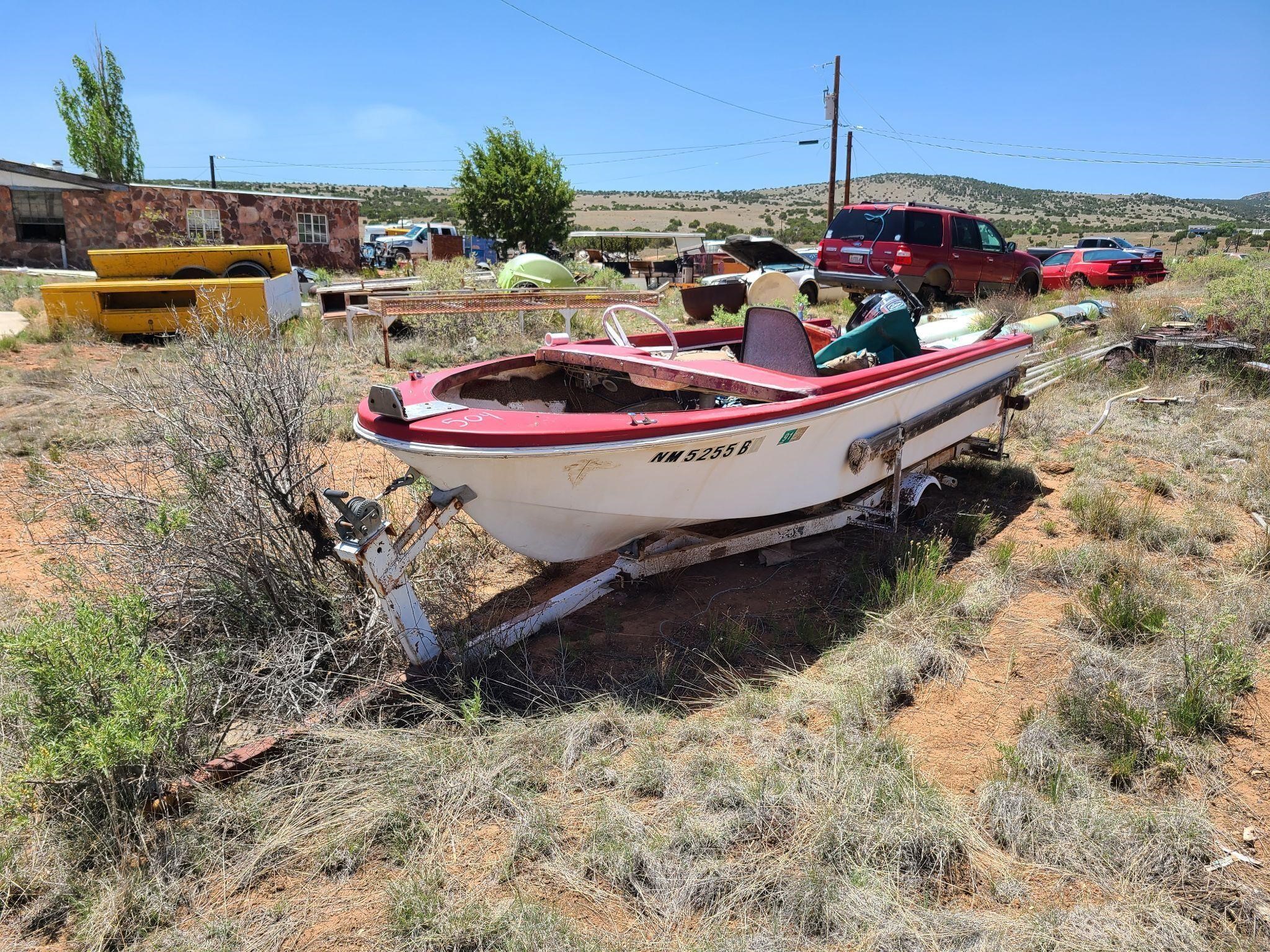 Small Boat With Trailer