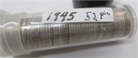 52 - 1945 Mercury silver dimes