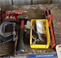 BRASS HAMMER, CLAMPS, EXTRACTOR