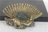 A Bronze or Brass Dish