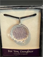 "For You Daughter" Necklace NEW