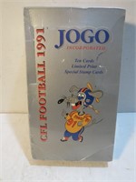 1991 CFL Jogo Football Wax Box Trading Card Sealed