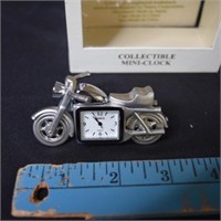 Timex Collectible Mini Motorcycle clock
