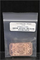1oz Morgan Dollar Copper Bar