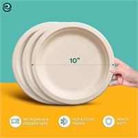 SEALED-Compostable Dinner Plates Pack