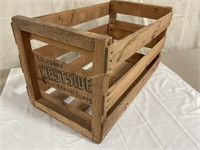 California cantaloupe crate. Westside stamp