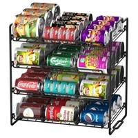 B2161  Stusgo Can Rack Organizer, 4 Tiers, 48 Cans