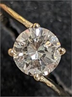 $4500 10K  Lab Grown Diamond(1ct) Ring (~weight 1.