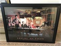 Legal Action Framed Print -by Chris Consani